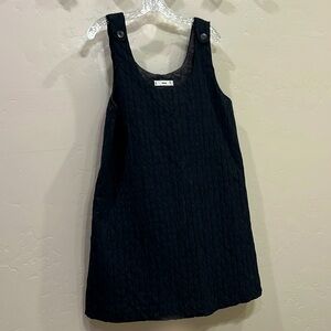 Mango textured jumper dress Black Size 6